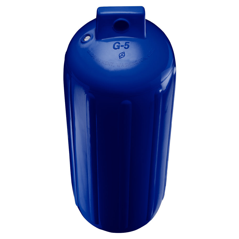 Polyform G-5 Twin Eye Fender 8.8" x 26.8" - Cobalt Blue w/Adapter [G-5-COBALT BLUE] - Premium Fenders from Polyform U.S. - Just $64.99! 