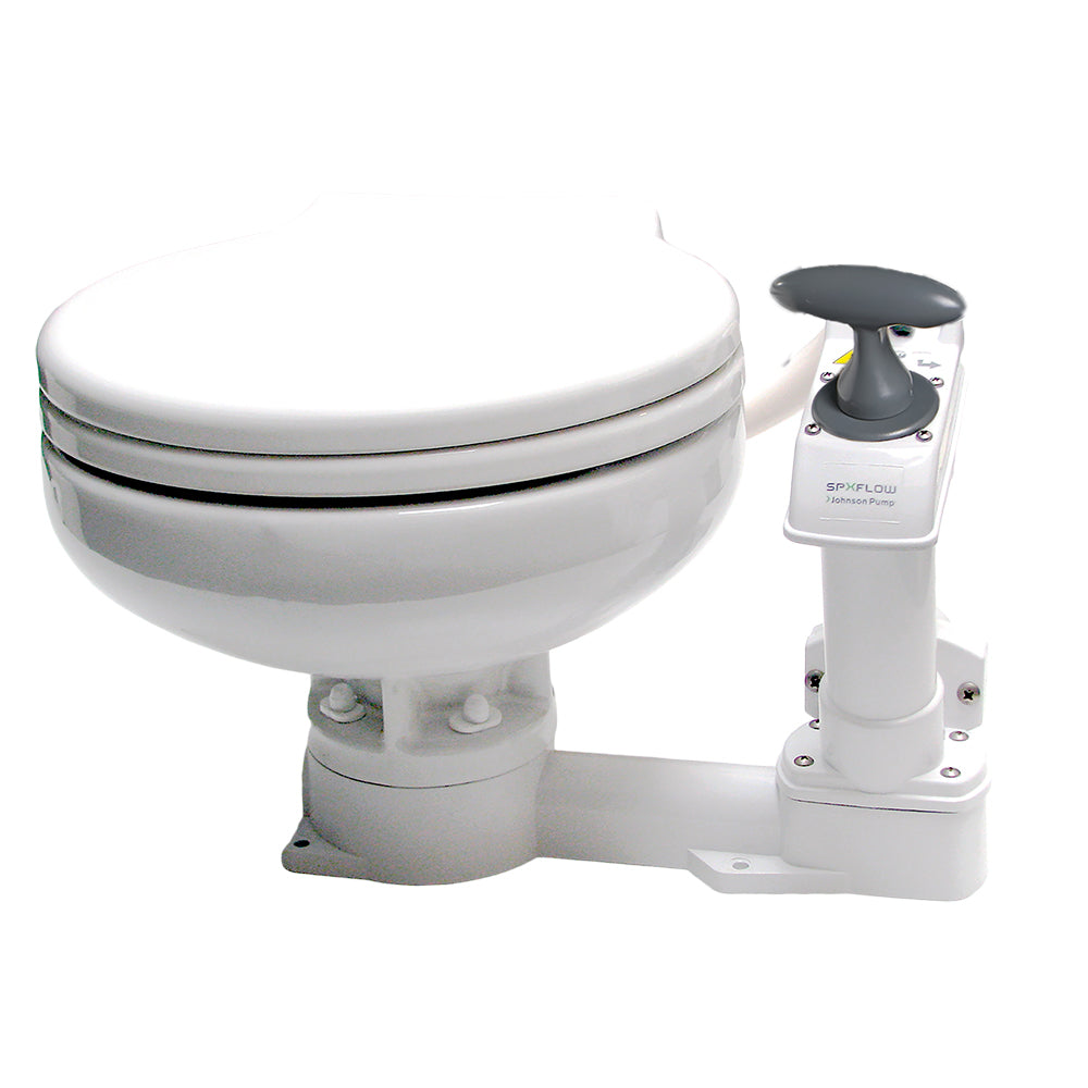 Johnson Pump AquaT Manual Marine Toilet - Super Compact [80-47625-01] - Brand_Johnson Pump, Marine Plumbing & Ventilation, Marine Plumbing & Ventilation | Marine Sanitation - Johnson Pump - Marine Sanitation