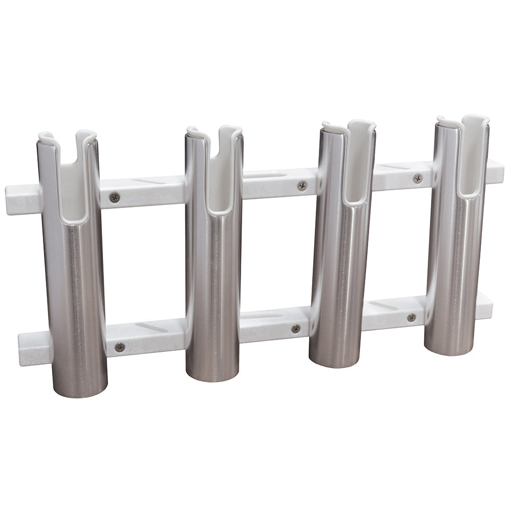 TACO Aluminum/Poly 4-Rod Rack Holder [F31-3104BXZ-1] - Brand_TACO Marine, Hunting & Fishing, Hunting & Fishing | Rod & Reel Storage - TACO Marine - Rod & Reel Storage