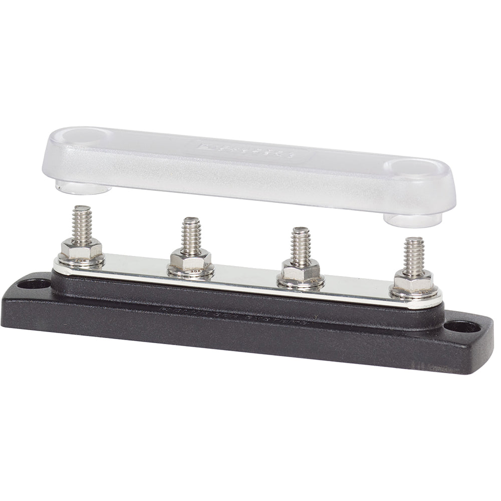 Blue Sea 2307 Common 150A BusBar - (4) 1/4"-20 Studs w/Cover [2307] - Premium Busbars, Connectors & Insulators from Blue Sea Systems - Just $25.99! 