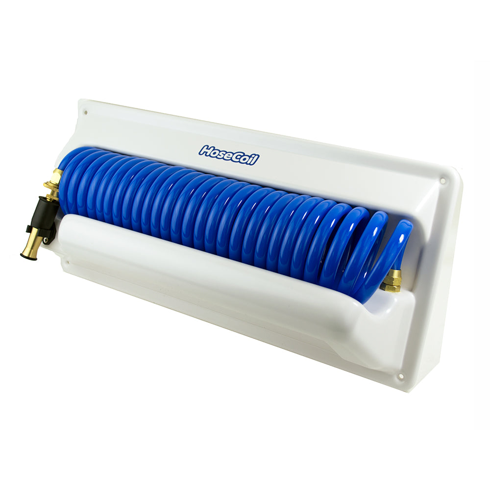 HoseCoil Horizontal Mount Enclosure w/Additional 5 Feeder Hose [HC25H2] - Premium Cleaning from HoseCoil - Just $150.99! 