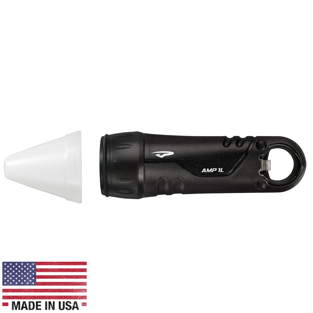 Princeton Tec Amp 1L w/ White Cone - Black [A90LBC-BK] - Premium Flashlights from Princeton Tec - Just $20.99! 