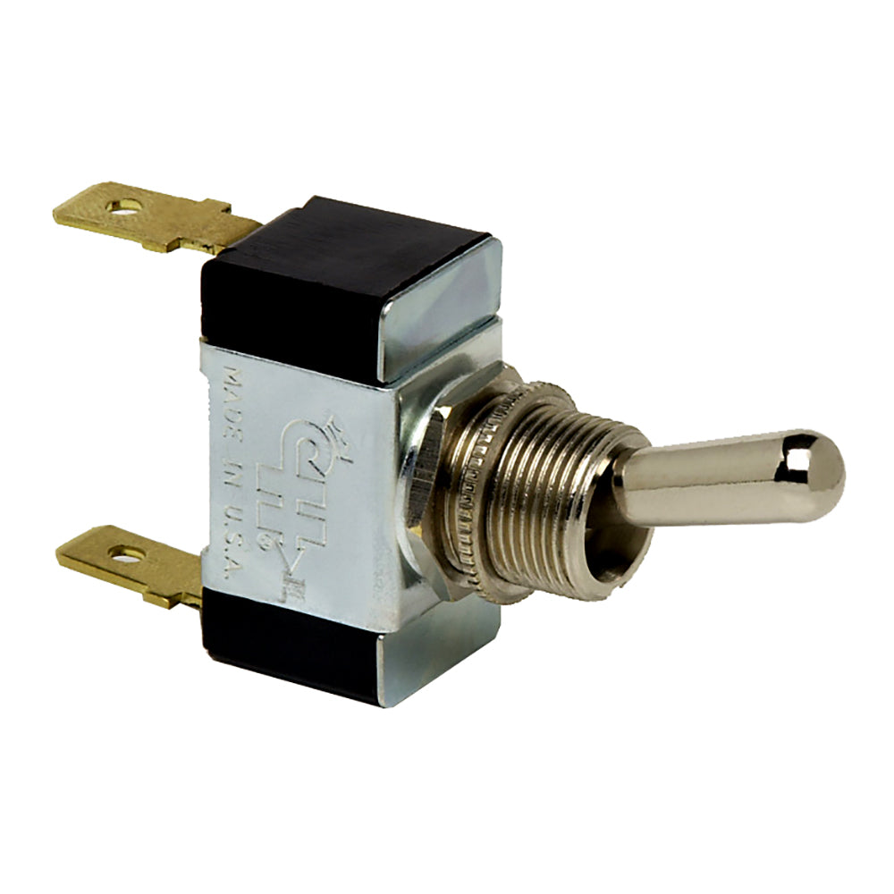 Cole Hersee Heavy Duty Toggle Switch SPST On-Off 2 Blade [55014-BP] - Premium Switches & Accessories from Cole Hersee - Just $5.99! 