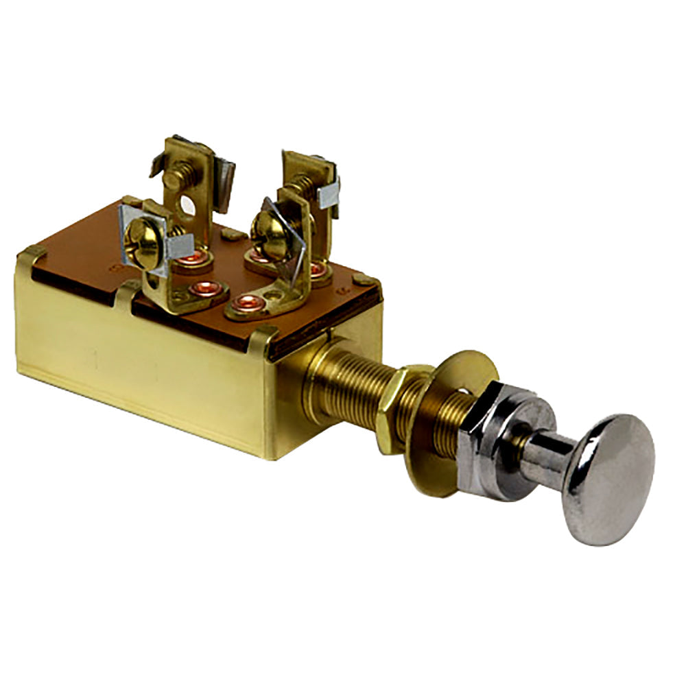 Cole Hersee Push Pull Switch SPST On-On-Off 3 Screw [M-531-BP] - Premium Switches & Accessories from Cole Hersee - Just $30.99! 