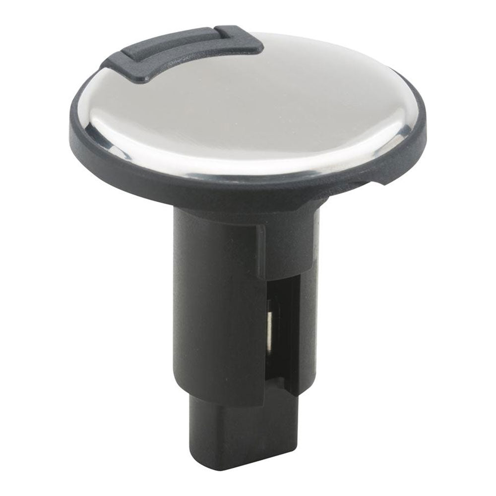 Attwood LightArmor Plug-In Base - 2 Pin - Stainless Steel - Round [910R2PSB-7] - Premium Accessories from Attwood Marine - Just $20.99! 