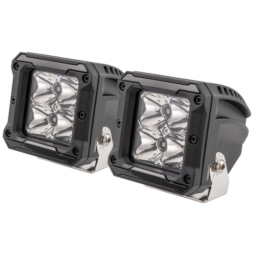 HEISE 4 LED Cube Light w/Harness - Spot Beam- 3" - 2 Pack [HE-HCL2S2PK] - Premium Lighting from HEISE LED Lighting Systems - Just $264.99! 