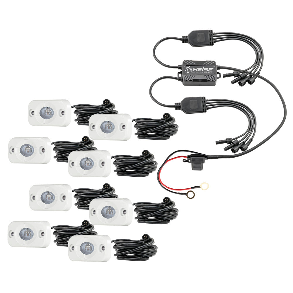 HEISE RGB Accent Light Kit - 8 Pack [HE-8MLRGBK] - Premium Lighting from HEISE LED Lighting Systems - Just $492.99! 