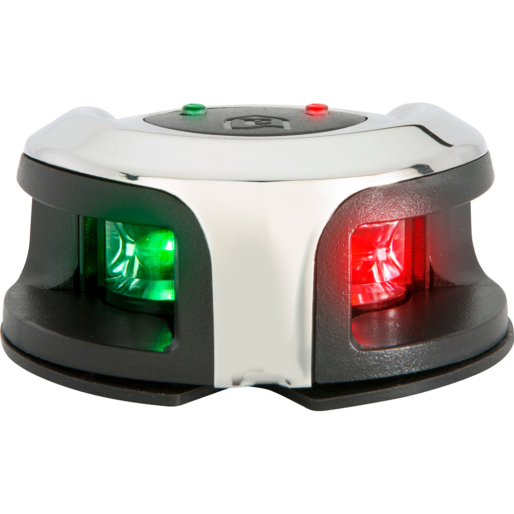 Attwood LightArmor Bow Mount Navigation Light - Stainless Steel - Bi-Color - 2NM [NV2002SS-7] - Premium Navigation Lights from Attwood Marine - Just $46.99! 