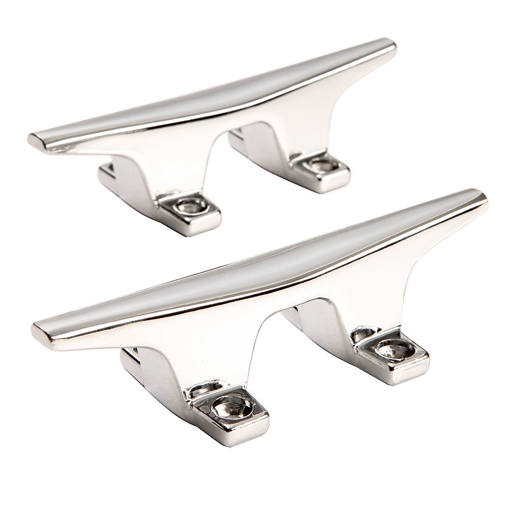 Attwood ZAMAK Chrome Plated Zinc Cleats - Pair - 4-1/2" [6244-6] - Premium Cleats from Attwood Marine - Just $14.99! 