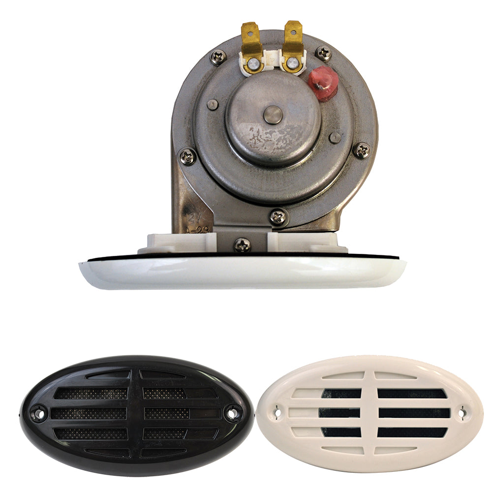 Attwood Drop-In Hidden Horn w/ Black and White Covers [11478-7] - Premium Horns from Attwood Marine - Just $33.99! 