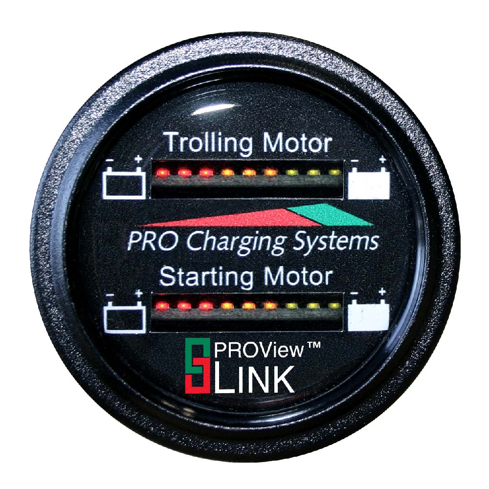 Dual Pro Battery Fuel Gauge - Marine Dual Read Battery Monitor - 12V/24V System - 15 Battery Cable [BFGWOM1524V/12V] - Premium Meters & Monitoring from Dual Pro - Just $120.99! 