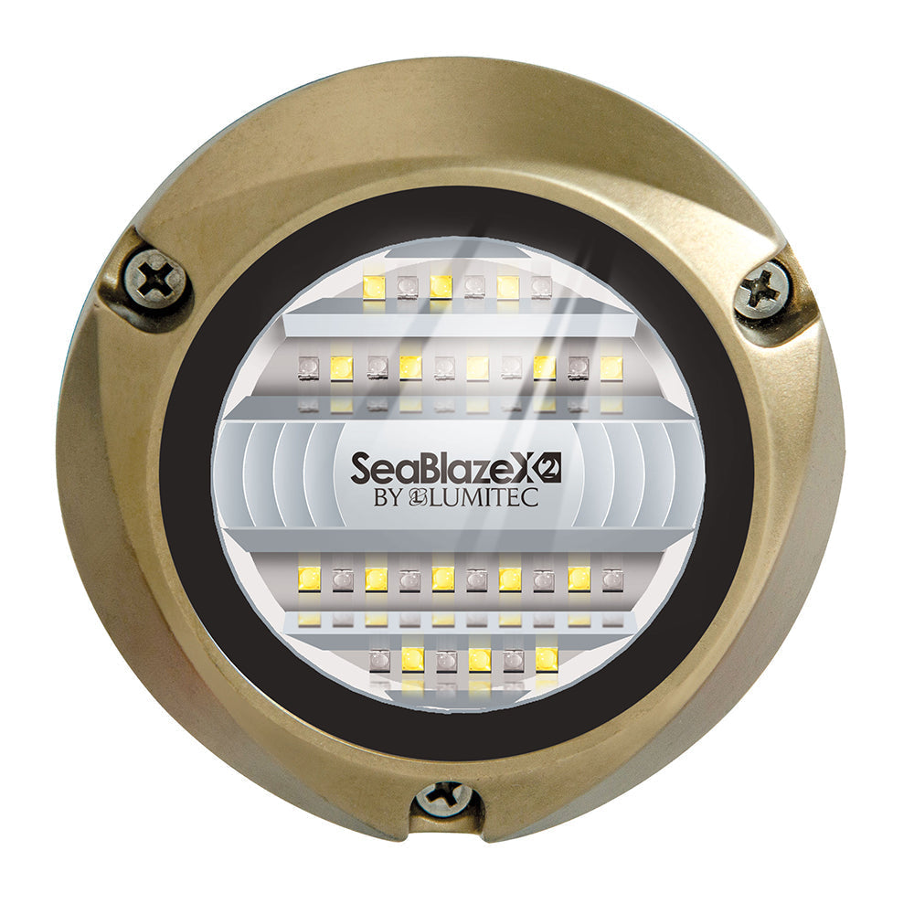 Lumitec SeaBlazeX2 LED Underwater Light - Dual Color - White/Blue [101516] - Premium Underwater Lighting from Lumitec - Just $325.99! 