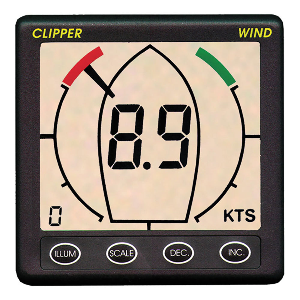 Clipper Tactical True Apparent Wind Display Repeater [CLIP-TWNDRP] - Premium Instruments from Clipper - Just $143.99! 