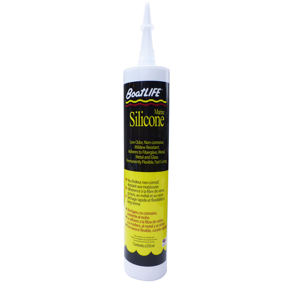 BoatLIFE Silicone Rubber Sealant Cartridge - Clear [1150] - Boat Outfitting, Boat Outfitting | Adhesive/Sealants, Brand_BoatLIFE - BoatLIFE - Adhesive/Sealants
