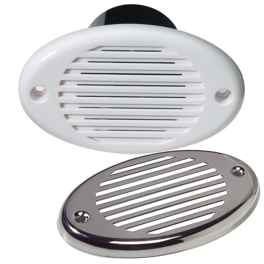 Innovative Lighting Marine Hidden Horn - White w/Stainless Steel Overlay [540-0101-7] - Premium Horns from Innovative Lighting - Just $27.99! 