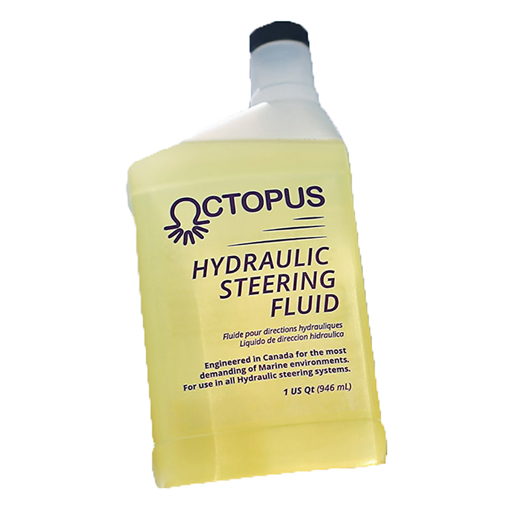 Octopus Hydraulic Steering Fluid - Quart [OCTOIL1USQ] - Premium Steering Systems from Octopus Autopilot Drives - Just $18.14! 