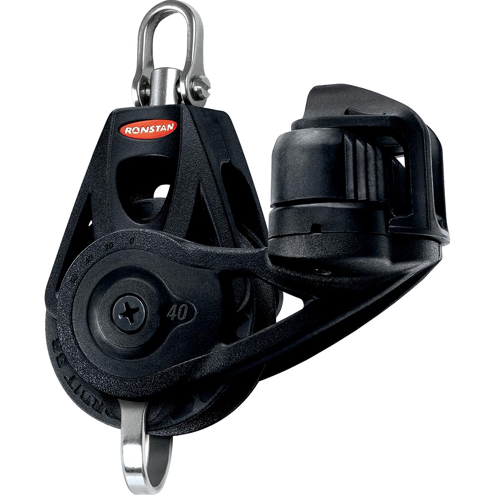 Ronstan Series 40 Ball Bearing Orbit Block - Single - Becket - Cleat - Swivel Head [RF45130] - Premium Blocks from Ronstan - Just $91.72! 