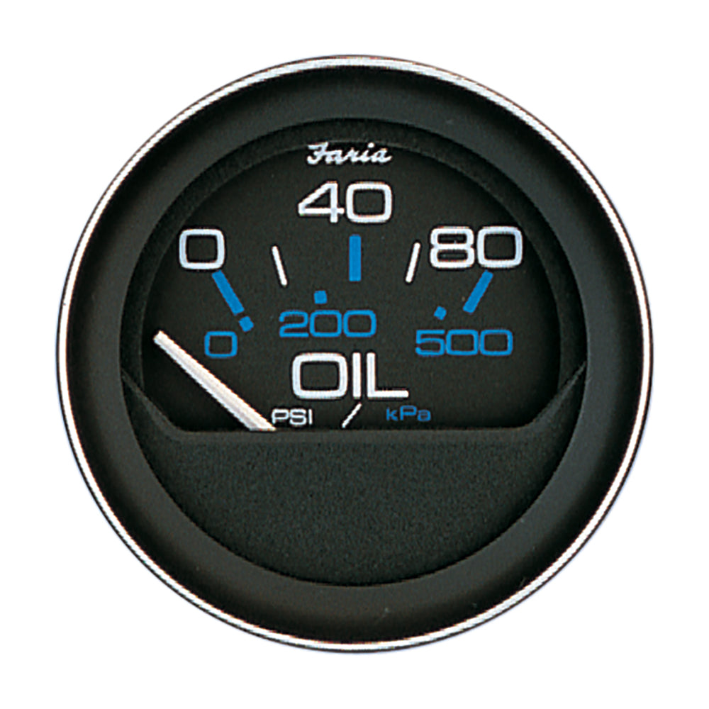 Faria Coral 2" Oil Pressure Gauge (80 PSI) [13002] - Premium Gauges from Faria Beede Instruments - Just $24.99! 