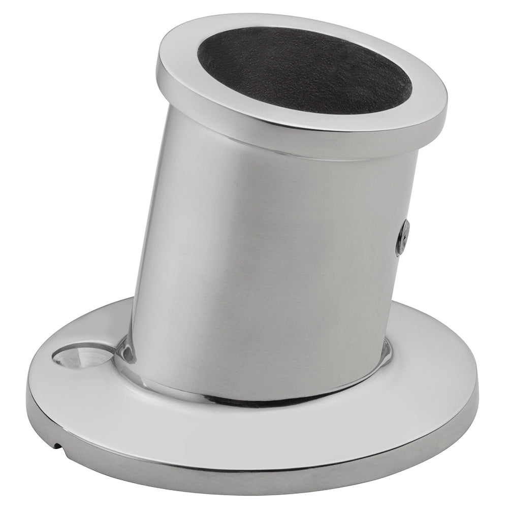 Whitecap Top-Mounted Flag Pole Socket - Stainless Steel - 1" ID [6147] - Premium Accessories from Whitecap - Just $35.99! 