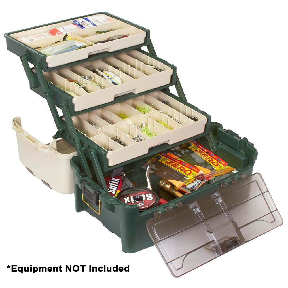 Plano Hybrid Hip 3-Tray Tackle Box - Forest Green [723300] - Brand_Plano, Hunting & Fishing, Hunting & Fishing | Tackle Storage, Outdoor, Outdoor | Tackle Storage, Paddlesports, Paddlesports | Tackle Storage - Plano - Tackle Storage