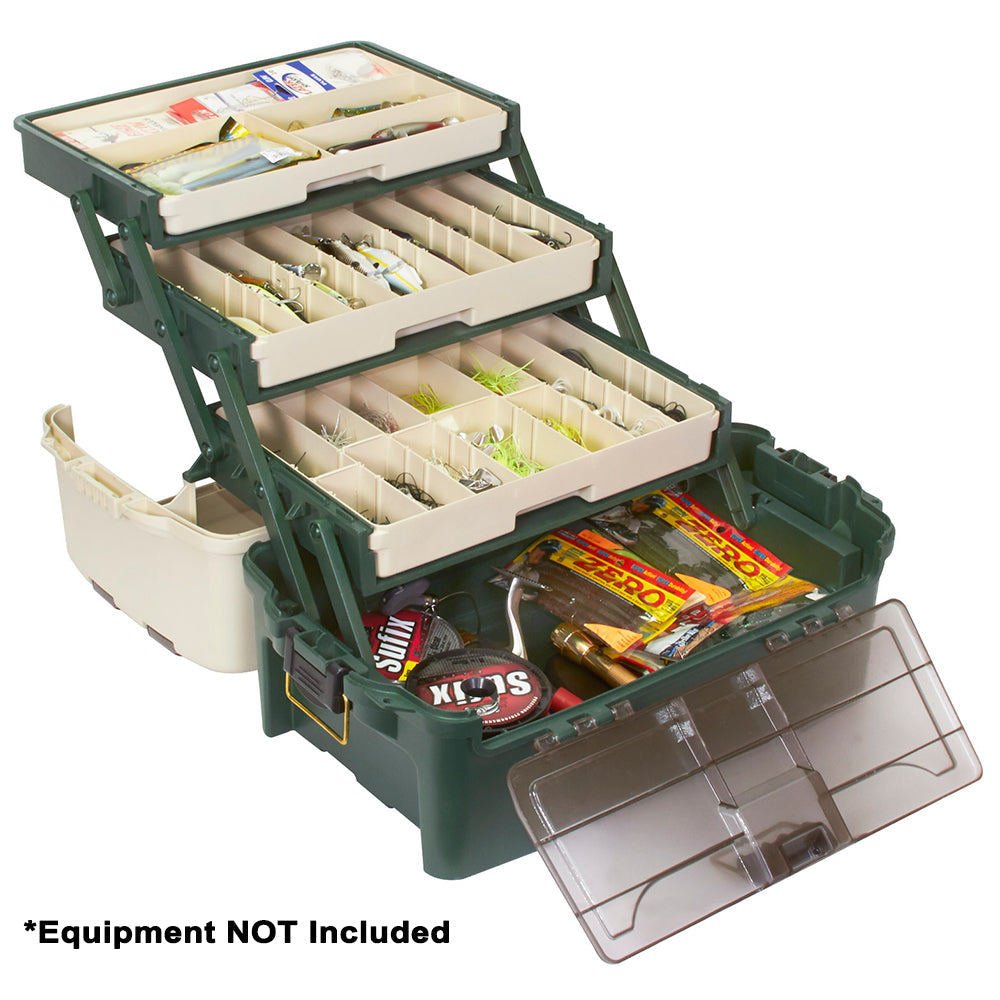 Plano Hybrid Hip 3-Tray Tackle Box - Forest Green [723300] - Premium Tackle Storage from Plano - Just $68.99! 