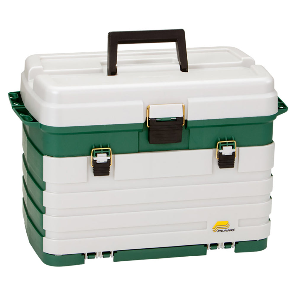 Plano 4-Drawer Tackle Box - Green Metallic/Silver [758005] - Brand_Plano, Hunting & Fishing, Hunting & Fishing | Tackle Storage, Outdoor, Outdoor | Tackle Storage, Paddlesports, Paddlesports | Tackle Storage - Plano - Tackle Storage