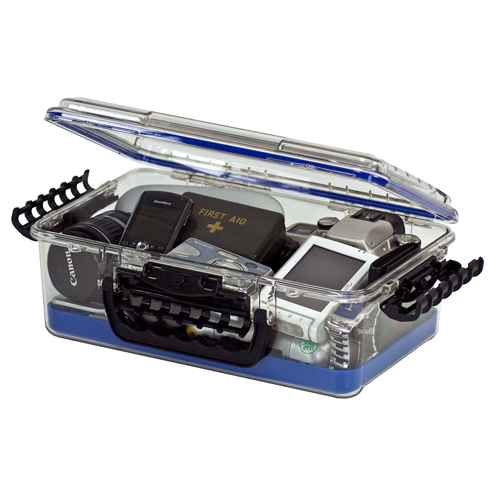 Plano Guide Series Waterproof Case 3700 - Blue/Clear [147000] - Premium Waterproof Bags & Cases from Plano - Just $49.99! 