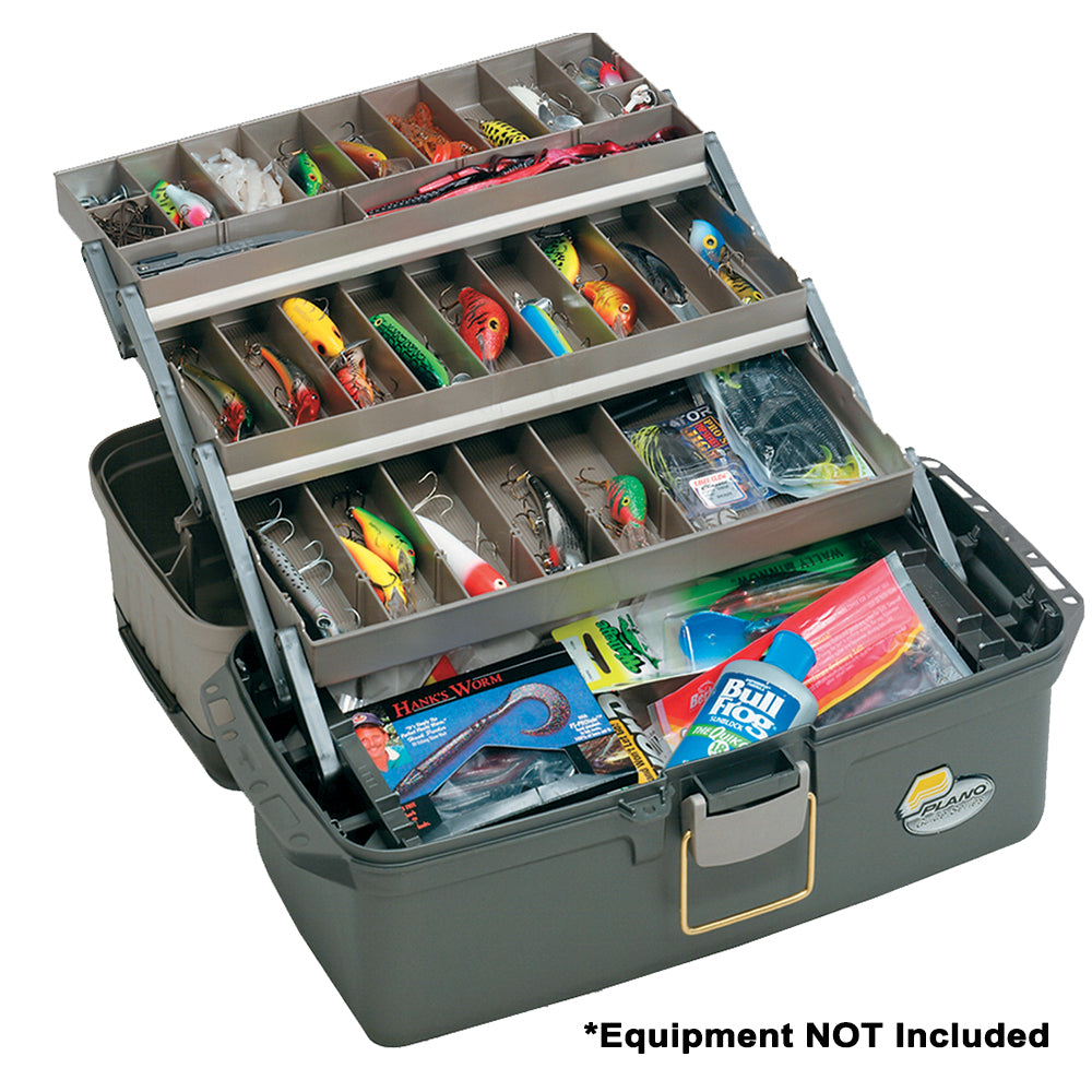 Plano Guide Series Tray Tackle Box - Graphite/Sandstone [613403] - Premium Tackle Storage from Plano - Just $48.99! 