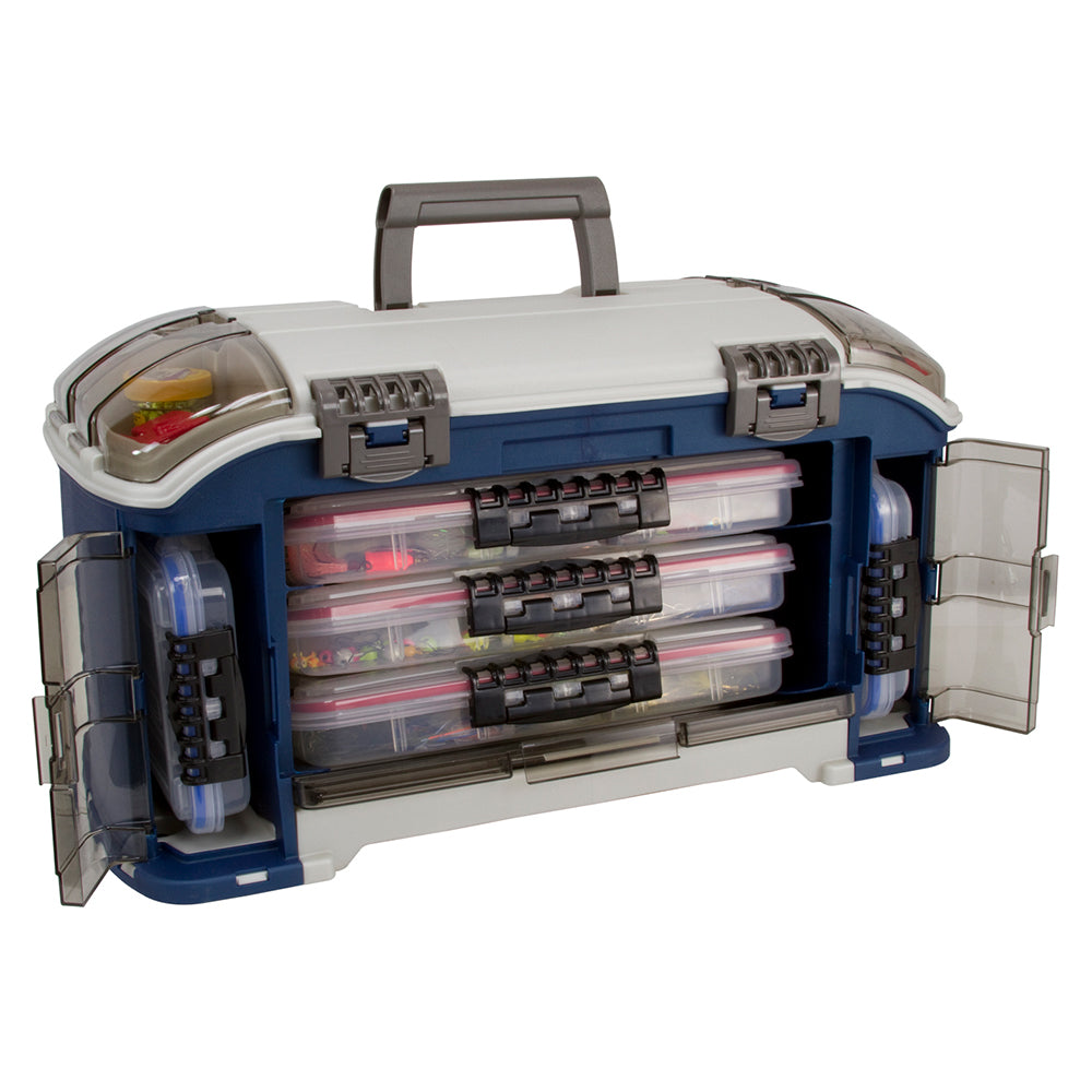 Plano Elite Series Angled Tackle System 3700 - Blue [797010] - Premium Tackle Storage from Plano - Just $114.99! 