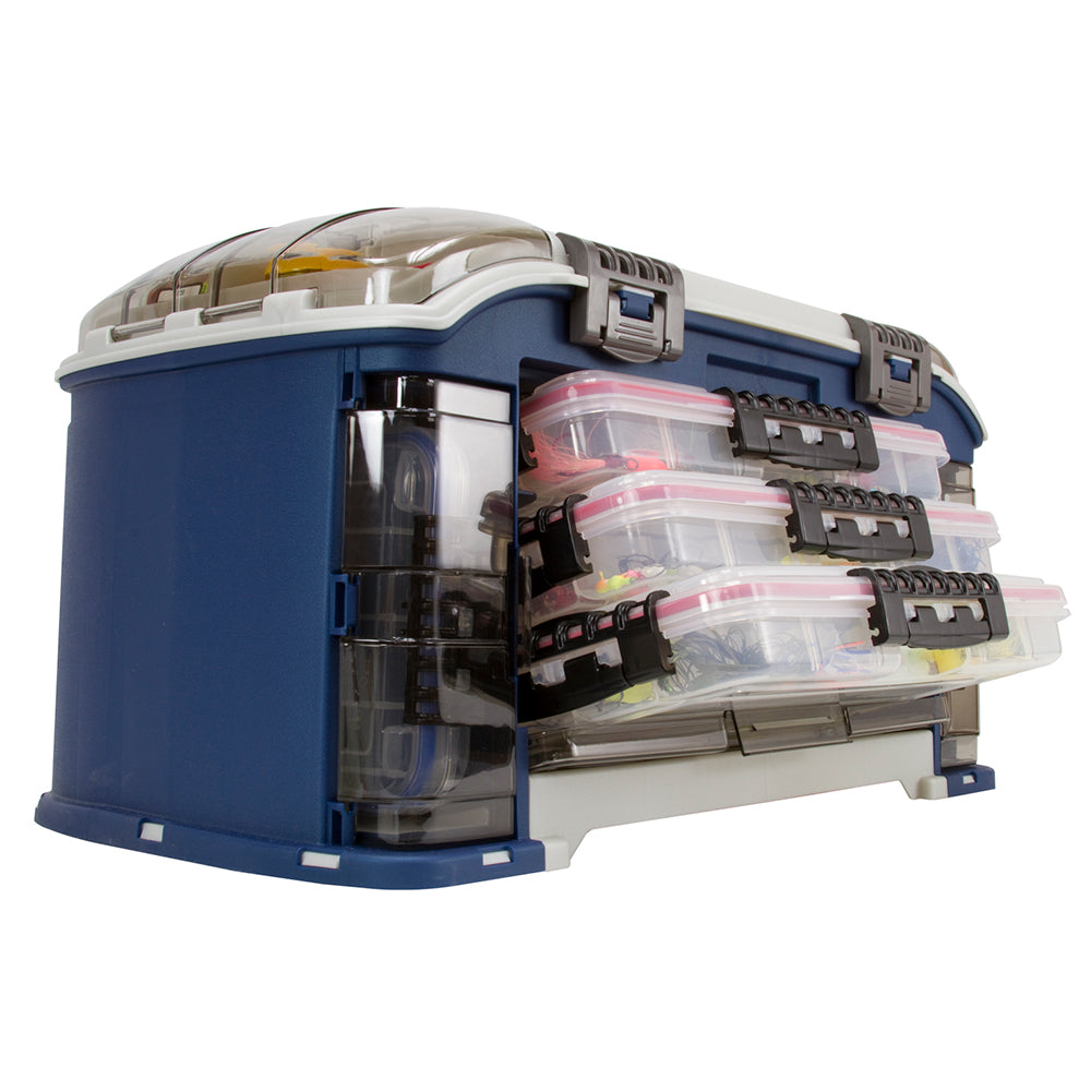 Plano Elite Series Angled Tackle System 3700 - Blue [797010] - Premium Tackle Storage from Plano - Just $114.99! 