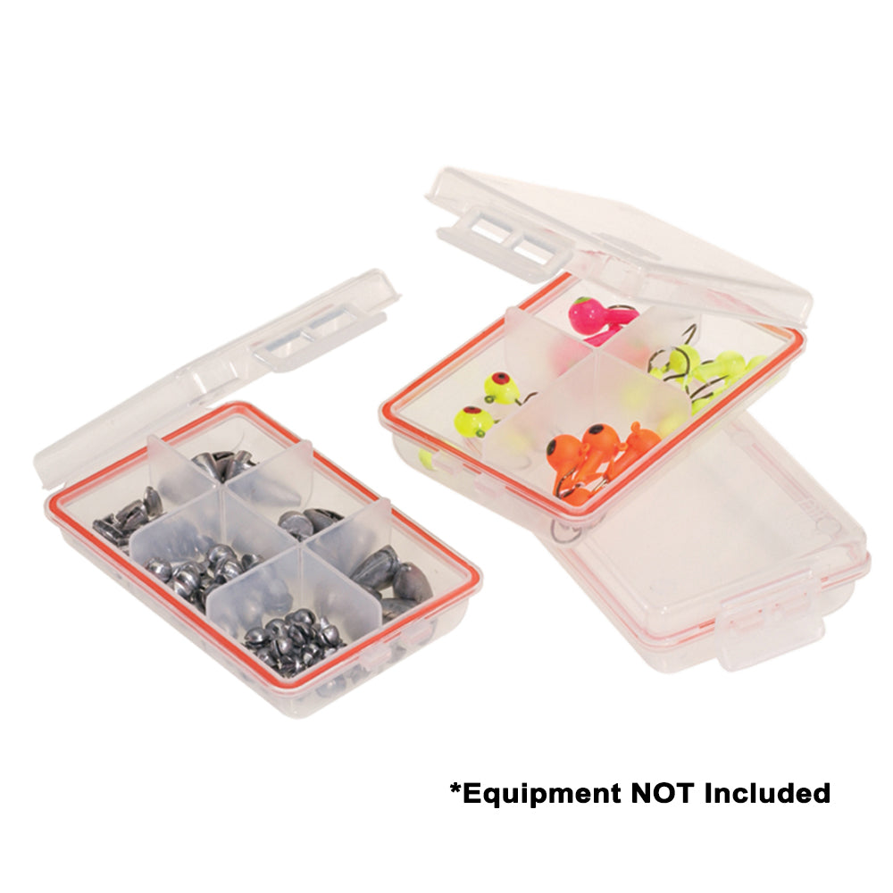 Plano Waterproof Terminal 3-Pack Tackle Boxes - Clear [106100] - Premium Tackle Storage from Plano - Just $9.99! 