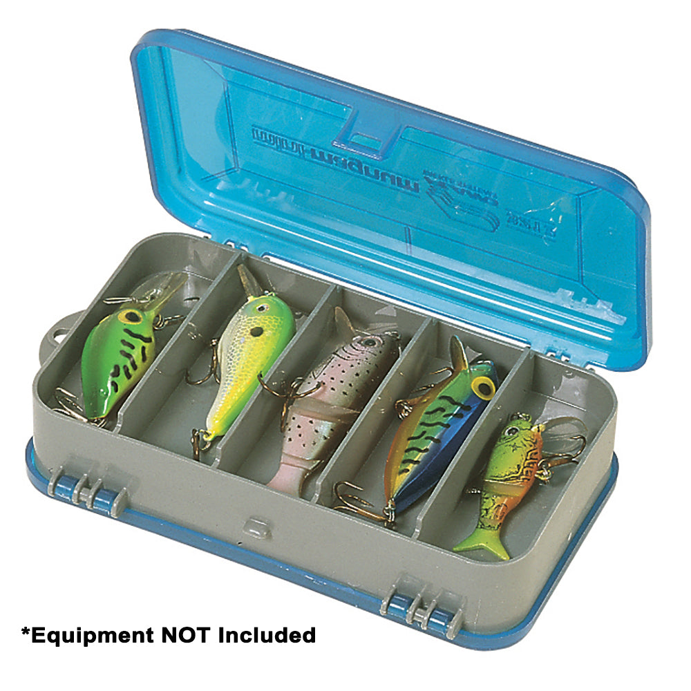 Plano Double-Sided Tackle Organizer Small - Silver/Blue [321309] - 1st Class Eligible, Brand_Plano, Hunting & Fishing, Hunting & Fishing | Tackle Storage, Outdoor, Outdoor | Tackle Storage, Paddlesports, Paddlesports | Tackle Storage - Plano - Tackle Storage