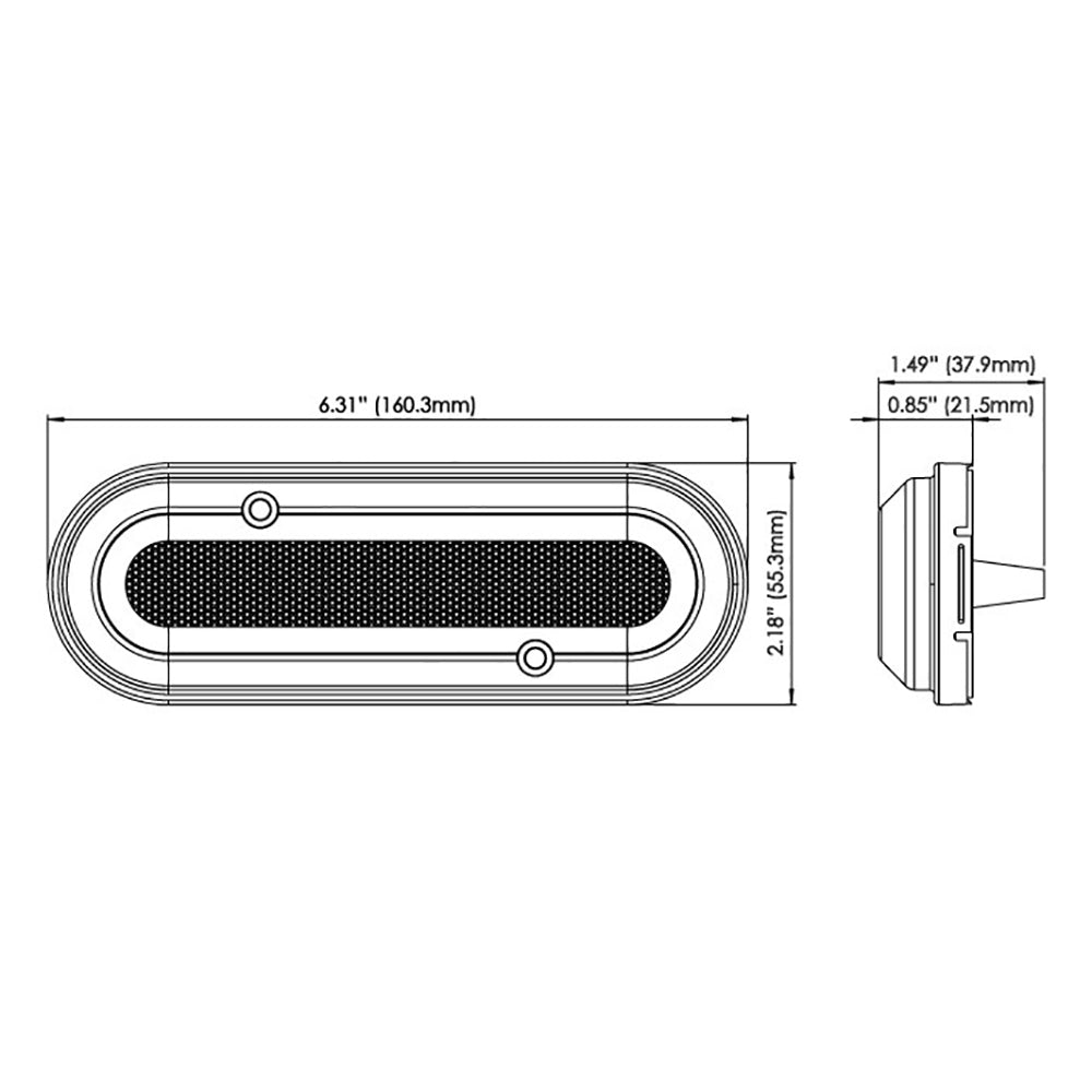 OceanLED M6 Gen2 Mast Light - Surface Mount - Warm White [011204WW] - Premium Interior / Courtesy Light from OceanLED - Just $318.99! 