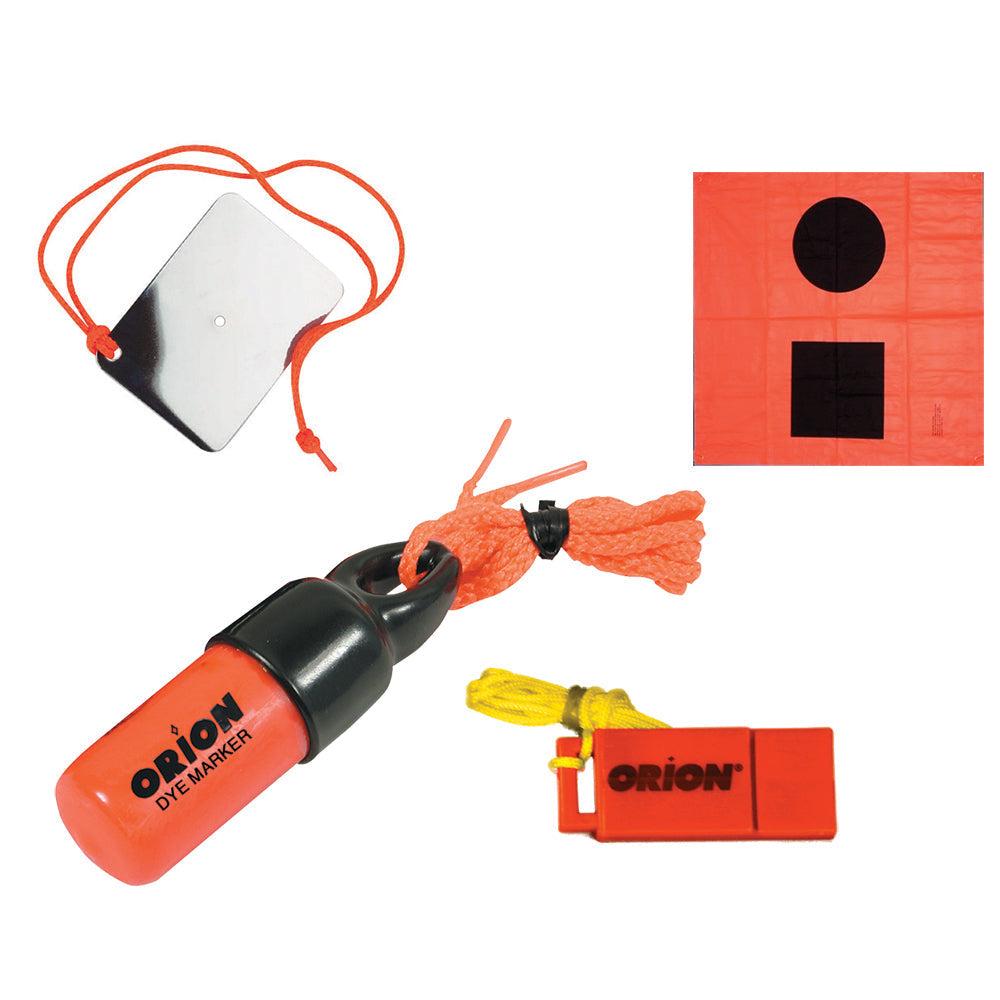 Orion Signaling Kit - Flag, Mirror, Dye Marker  Whistle [619] - Premium Accessories from Orion - Just $41.99! 