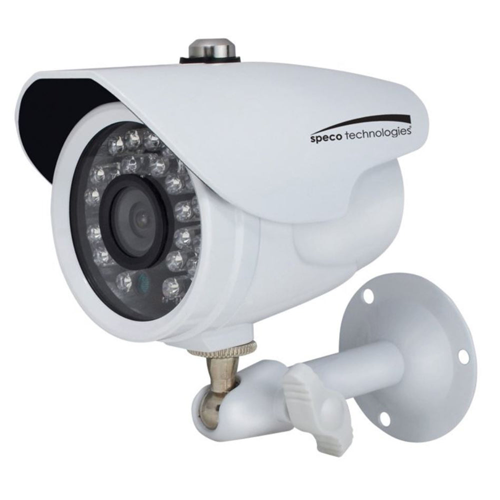 Speco HD-TVI 2MP Color Waterproof Marine Bullet Camera w/IR, 10 Cable, 3.6mm Lens, White Housing [CVC627MT] - Premium Cameras & Night Vision from Speco Tech - Just $146.99! 