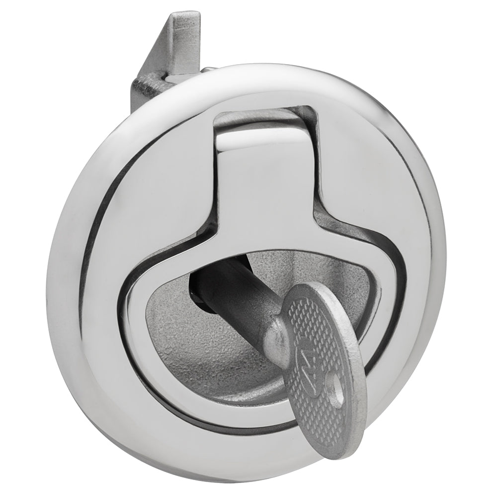 Whitecap Slam Latch Stainless Steel Locking Ring Pull [6136C] - Premium Latches from Whitecap - Just $44.99! 