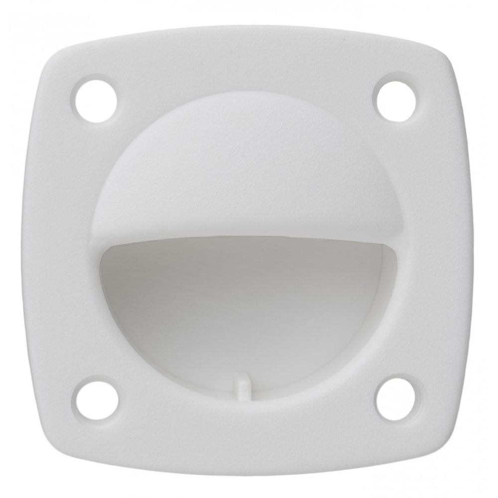 Whitecap Nylon Flush Pull - Small - White [3360WC] - Premium Latches from Whitecap - Just $4.99! 