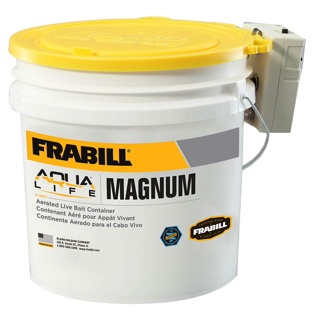 Frabill Magnum Bucket - 4.25 Gallons w/Aerator [14071] - Premium Livewell Pumps from Frabill - Just $70.99! 