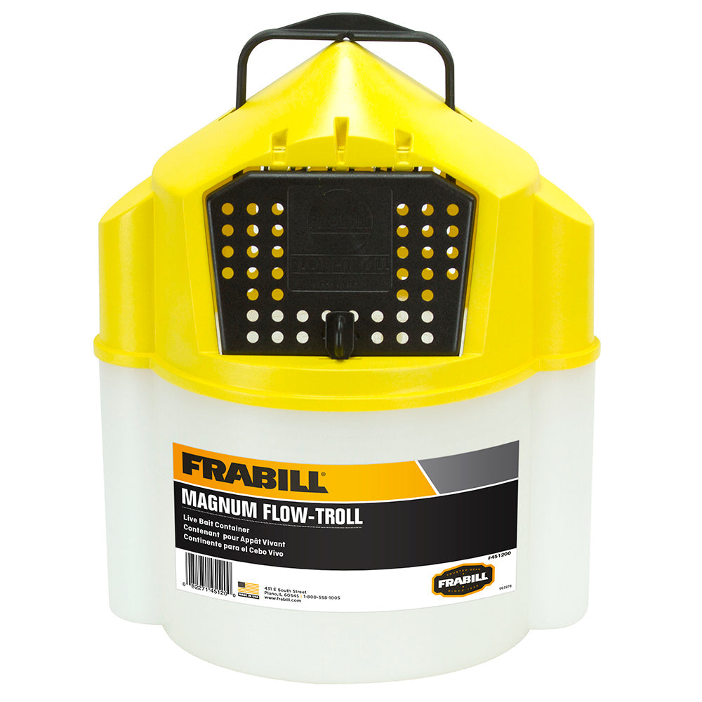 Frabill Magnum Flow Troll Bucket - 10 Quart [451200] - Premium Bait Management from Frabill - Just $23.99! 