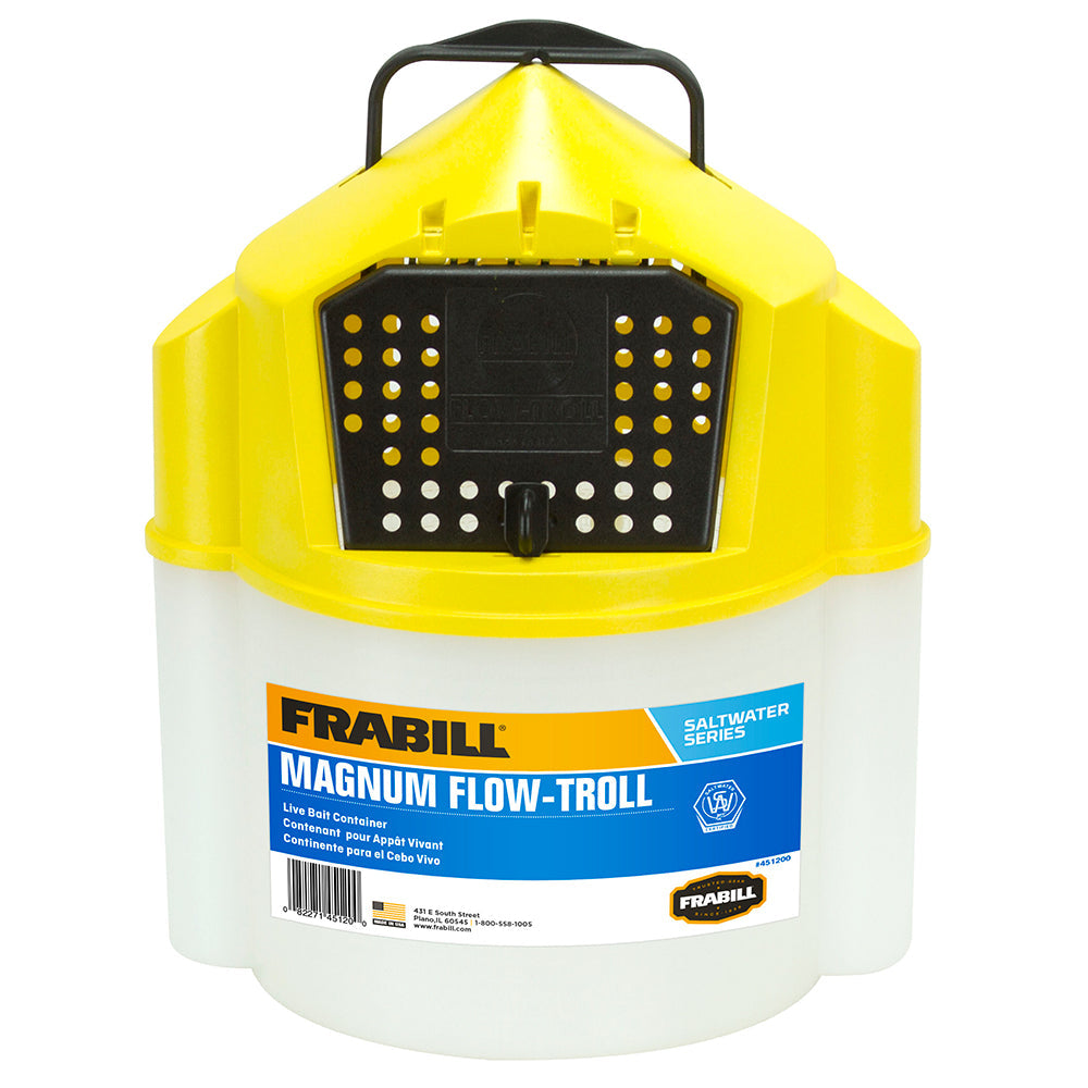 Frabill Magnum Flow Troll Shrimp Bucket - 10 Quart [451205] - Premium Bait Management from Frabill - Just $19.99! 