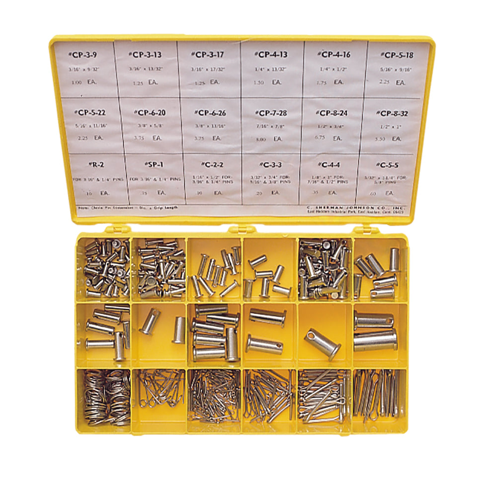 C. Sherman Johnson Cotter, Ring  Clevis Pin Parts Kit [37-503] - Premium Shackles/Rings/Pins from C. Sherman Johnson - Just $370.99! 