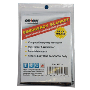 Orion Emergency Blanket [464] - 1st Class Eligible, Brand_Orion, Marine Safety, Marine Safety | Accessories, Outdoor, Outdoor | Foul Weather Gear - Orion - Foul Weather Gear
