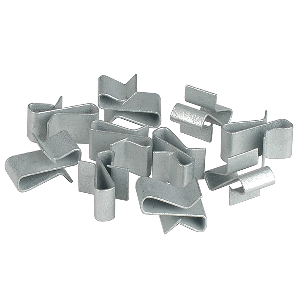 C.E. Smith Trailer Frame Clips - Zinc - 3/8" Wide - 10-Pack [16867A] - Premium Rollers & Brackets from C.E. Smith - Just $5.99! 