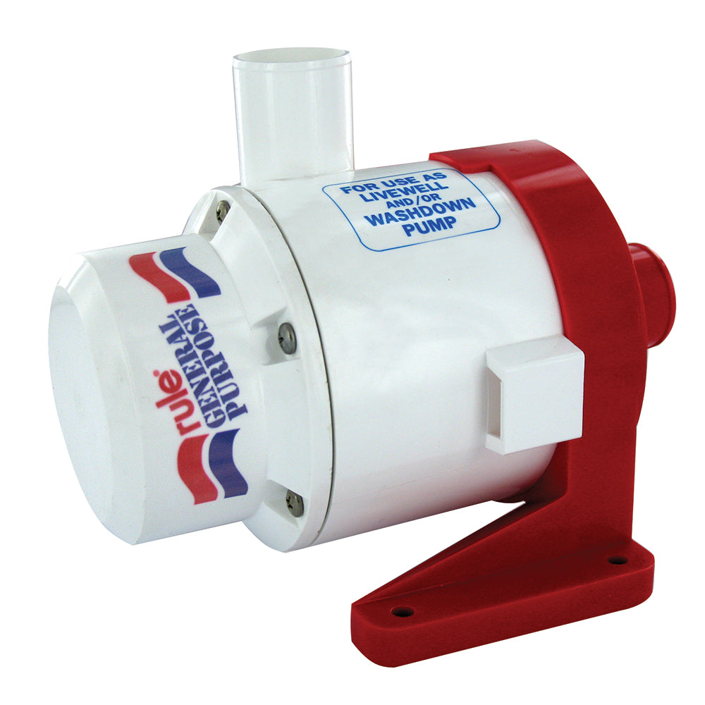 Rule 3700 GPH General Purpose End Suction Centrifugal Pump - 24V [18A] - Premium Washdown / Pressure Pumps from Rule - Just $277.99! 