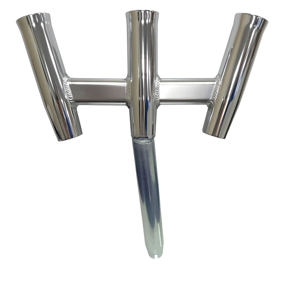 Tigress GS Trident Rod Holder - Bent Butt - Polished Aluminum [88160] - Premium Rod Holders from Tigress - Just $215.99! 