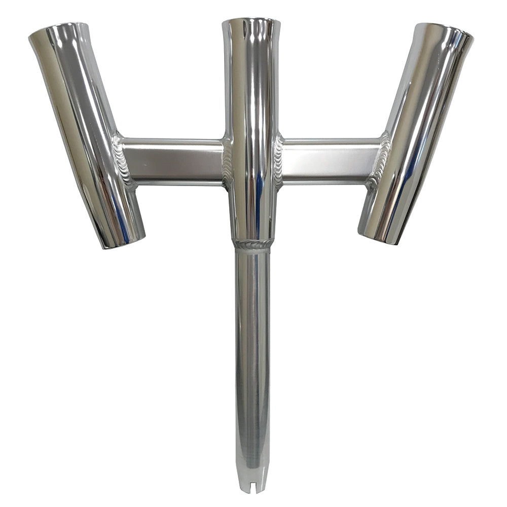 Tigress GS Trident Rod Holder - Straight Butt - Polished Alumunim [88160-1] - Premium Rod Holders from Tigress - Just $215.99! 