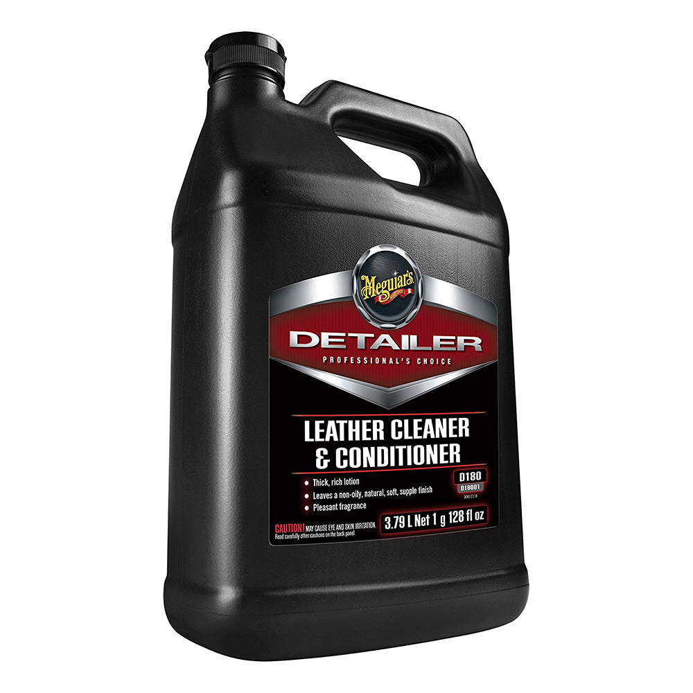 Meguiars Detailer Leather Cleaner  Conditioner - 1-Gallon [D18001] - Automotive/RV, Automotive/RV | Cleaning, Boat Outfitting, Boat Outfitting | Cleaning, Brand_Meguiar's - Meguiar's - Cleaning