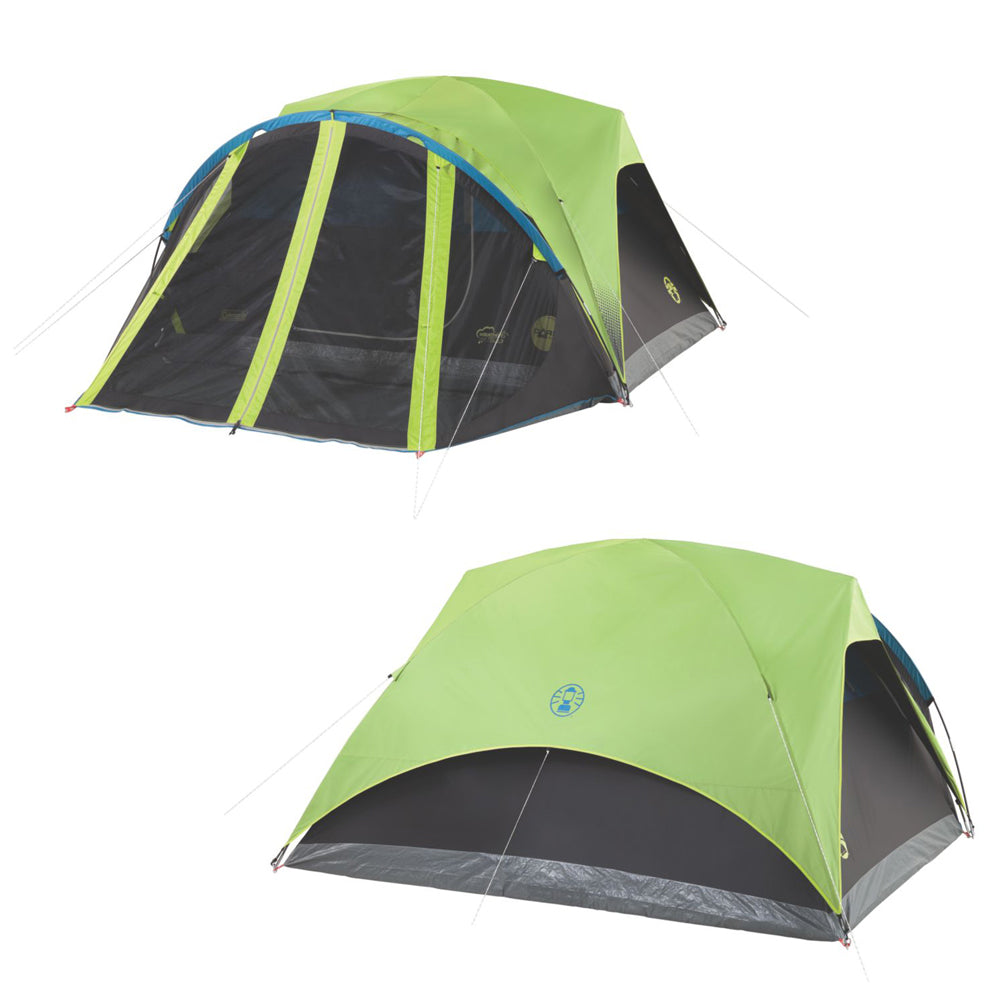 Coleman Carlsbad 4-Person Darkroom Tent w/Screen Room [2000033189] - Premium Tents from Coleman - Just $182.99! 