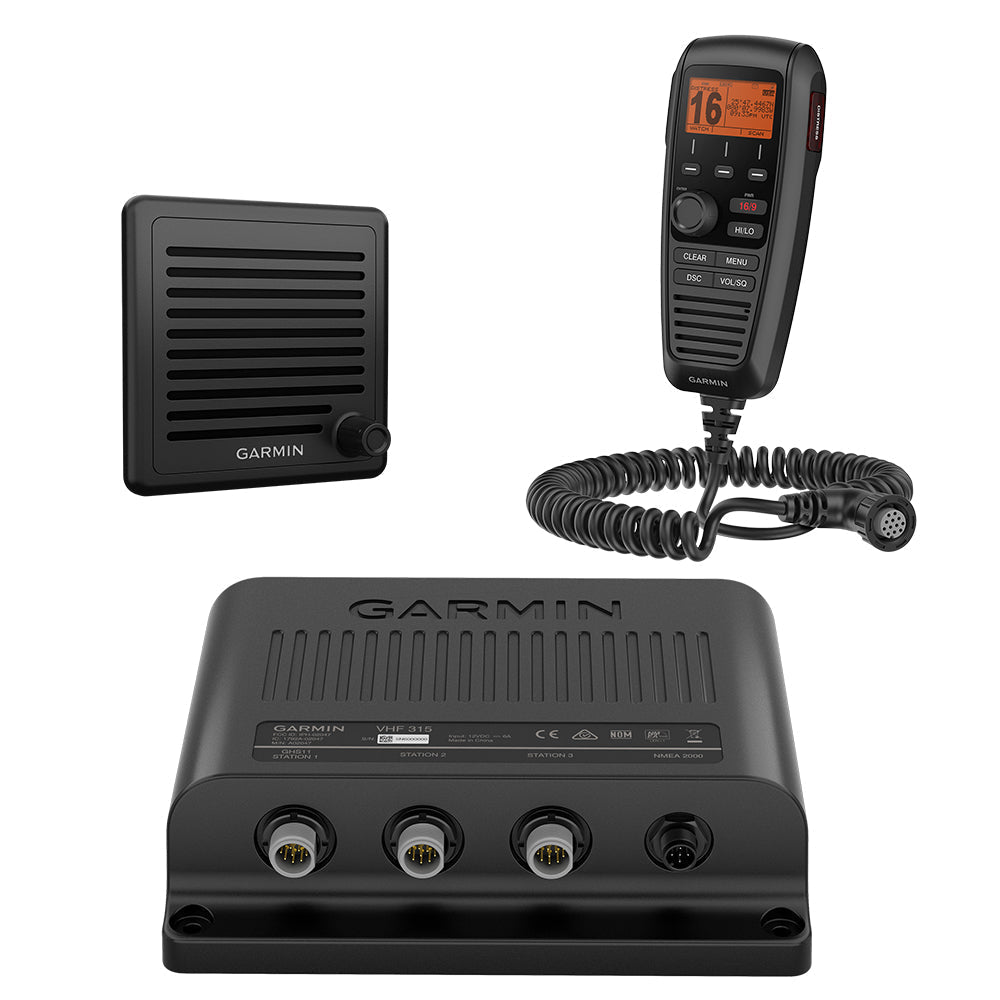 Garmin VHF 315 Marine Radio [010-02047-00] - Premium VHF - Fixed Mount from Garmin - Just $677.99! 