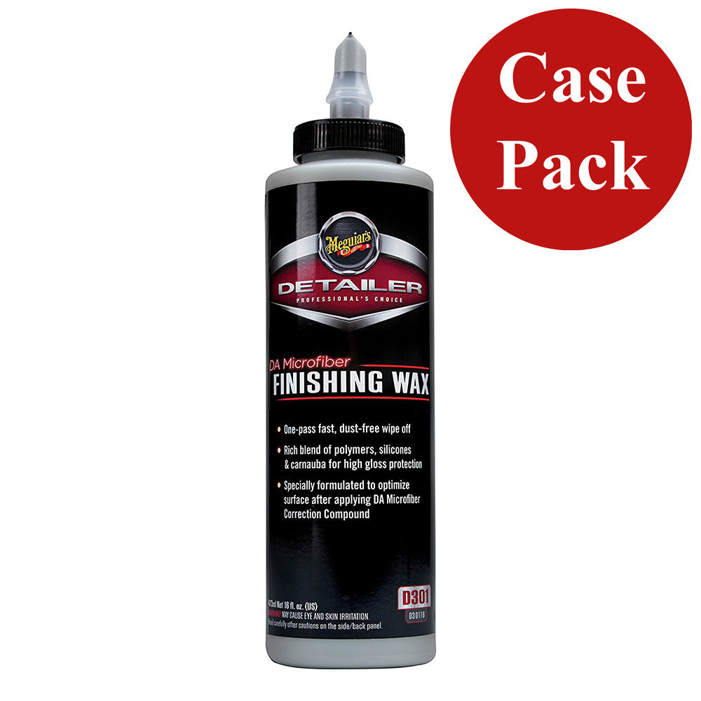 Meguiars DA Microfiber Finishing Wax - 16oz *Case of 6* [D30116CASE] - Premium Cleaning from Meguiar's - Just $69.99! 